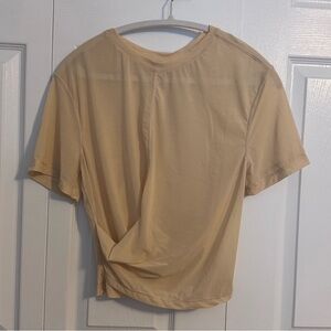 Lululemon cropped mesh like tee